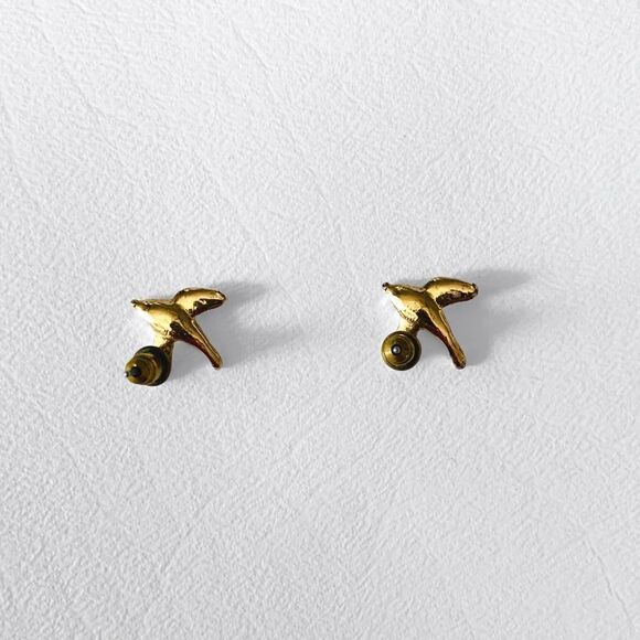 ✨3/$20✨ Gold Birds Post Stud Earrings - Picture 3 of 3
